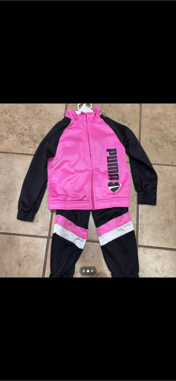Two Puma Tracksuit Sets 3/4t both