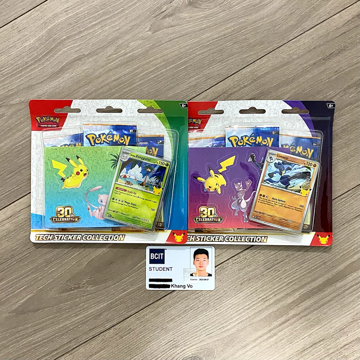 Pokemon 30th Celebration Tech Sticker Collection