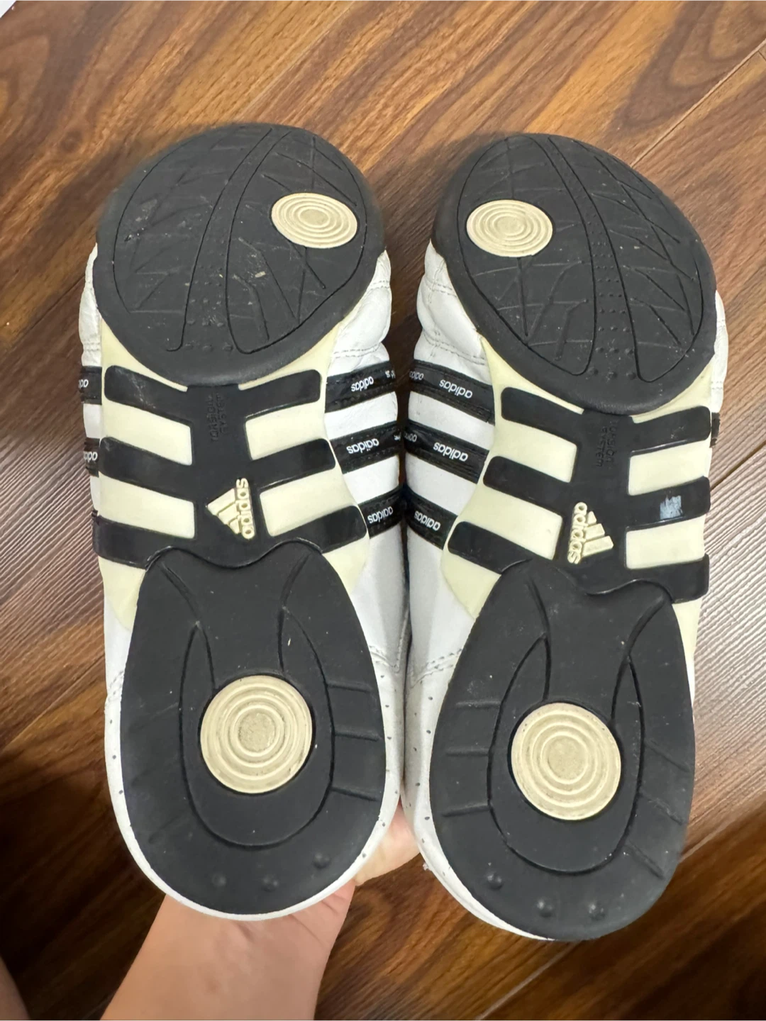 Adidas Martial Arts Shoes White/Black Size 8.5 - photo 3