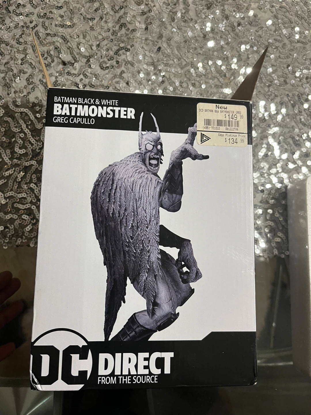 DC Direct Batman Black & White Batmonster Statue - photo 4