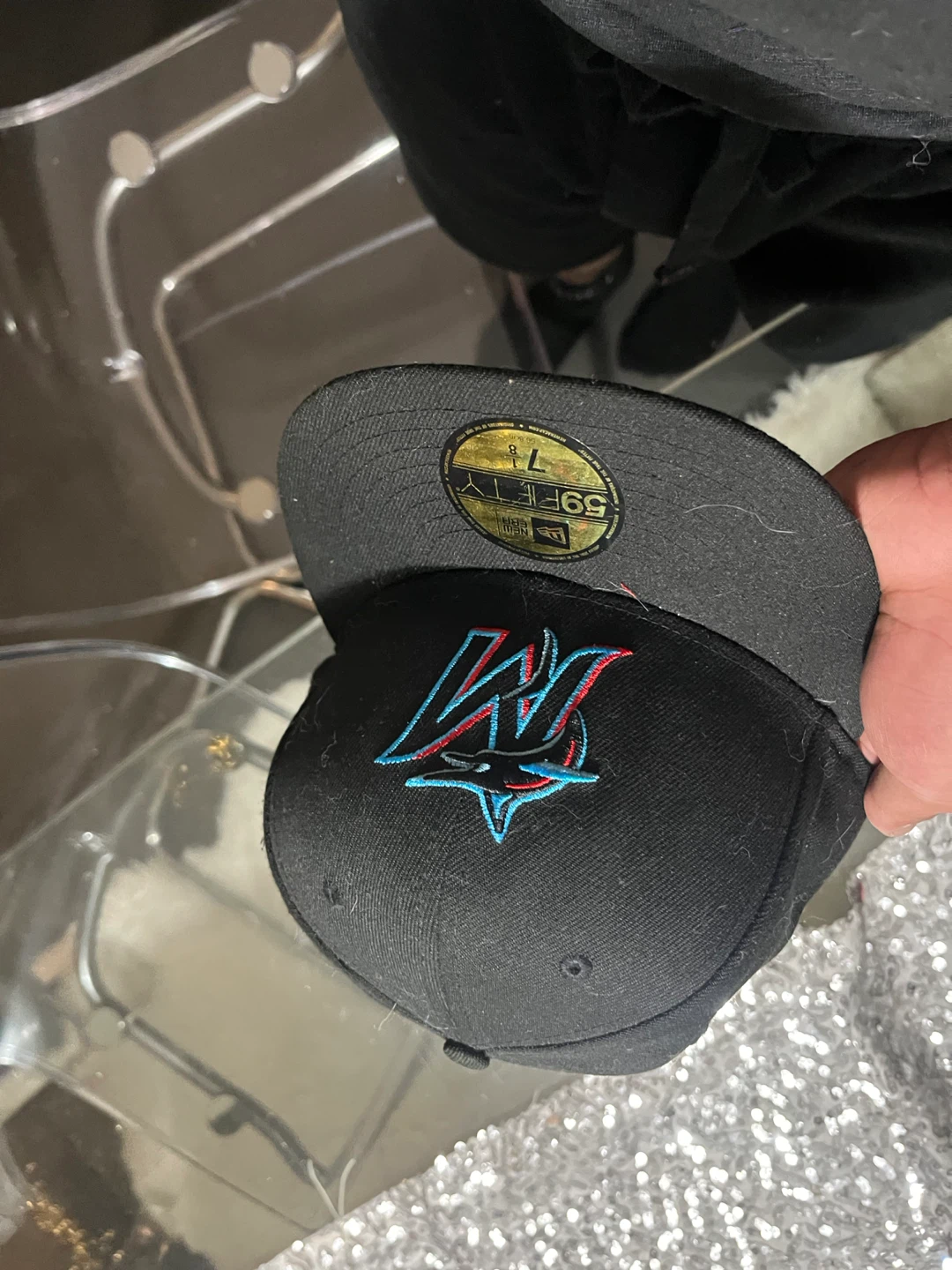 New Era Miami Marlins 59FIFTY fitted hat size 7 1/8