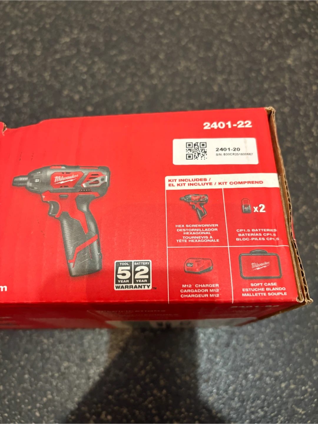 Milwaukee M12 1/4" Hex Screwdriver Kit - photo 3
