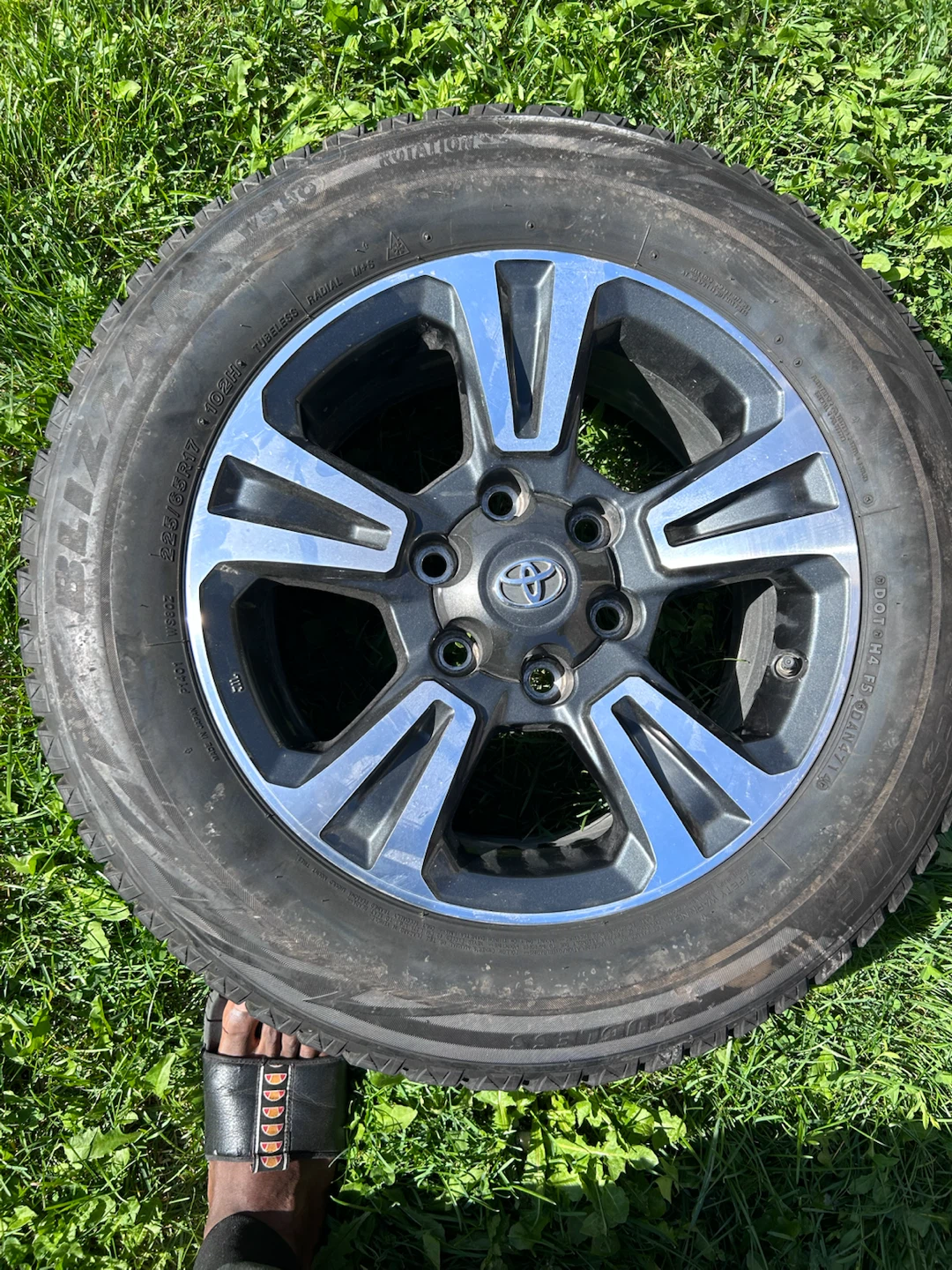 Set of 4 17” Toyota OEM Alloy Rims (rims only) - photo 5