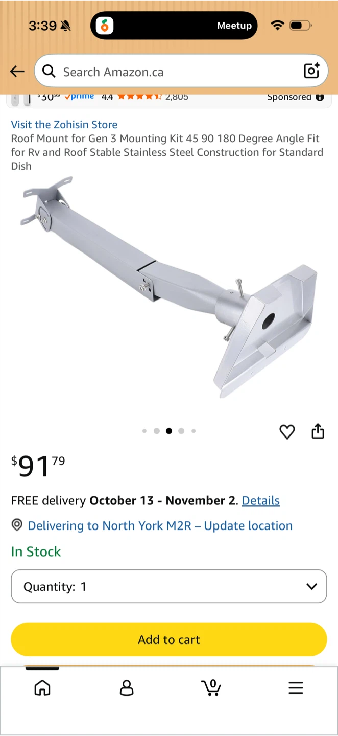 Zohisin Roof Mount Kit for Gen 3 - photo 3