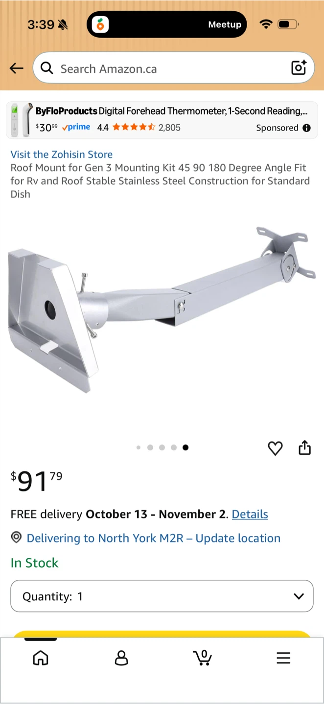Zohisin Roof Mount Kit for Gen 3 - photo 5