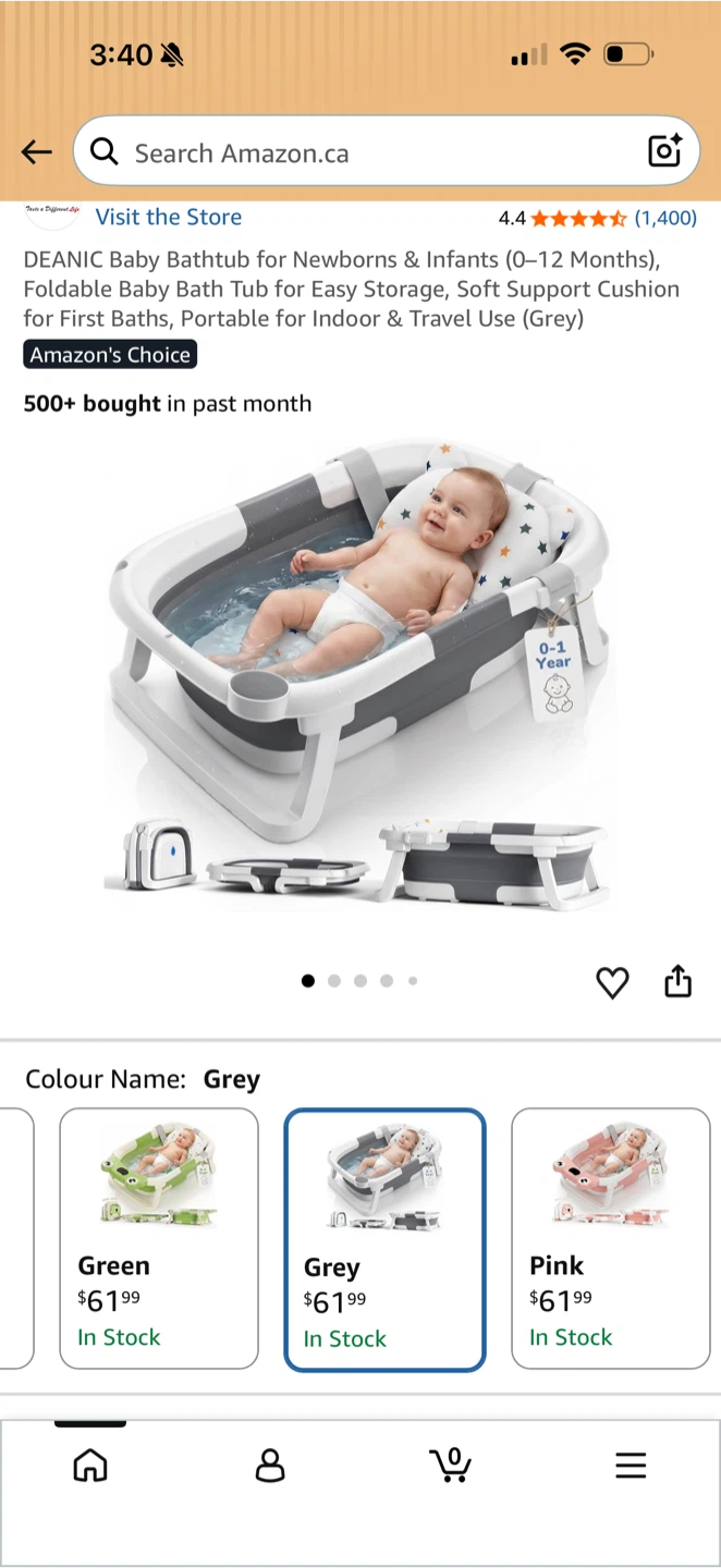 Collapsible Bathtub