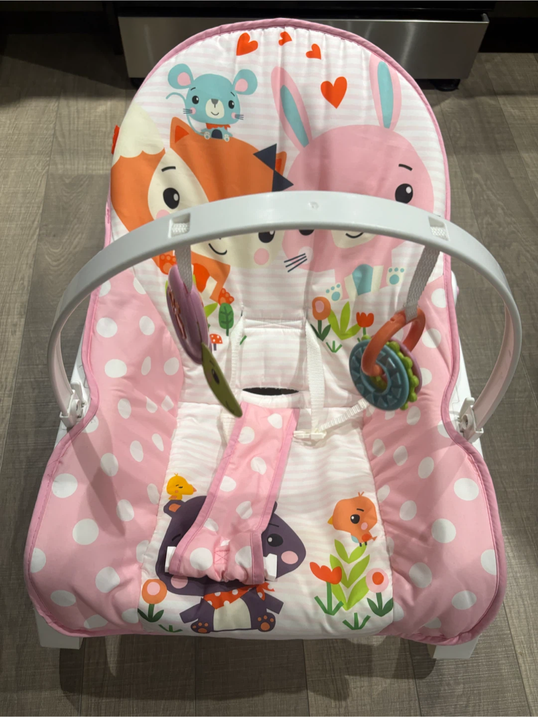 Fisher-Price Infant-to-Toddler Rocker - Pink Critters