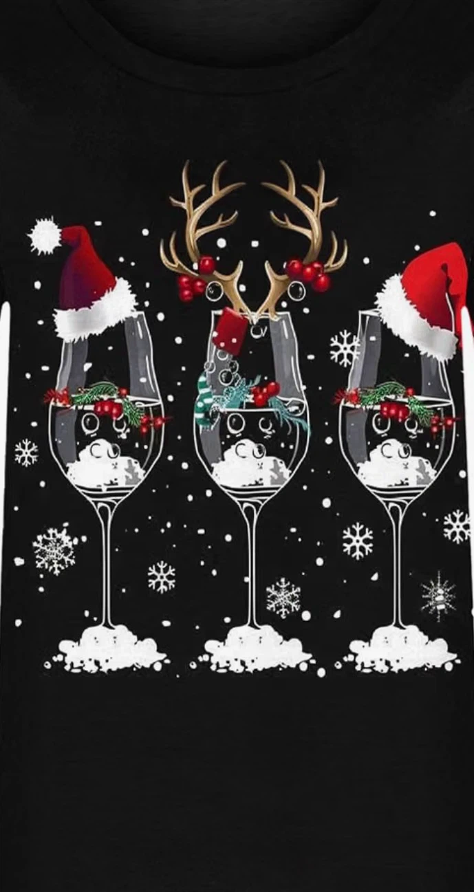 Selection of Christmas Graphic T-Shirts - photo 5