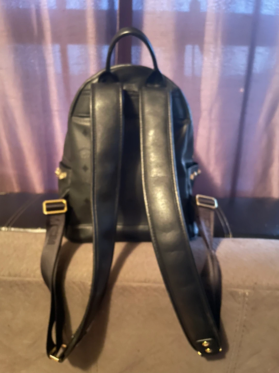 MCM Stark Studded Backpack Black - photo 5