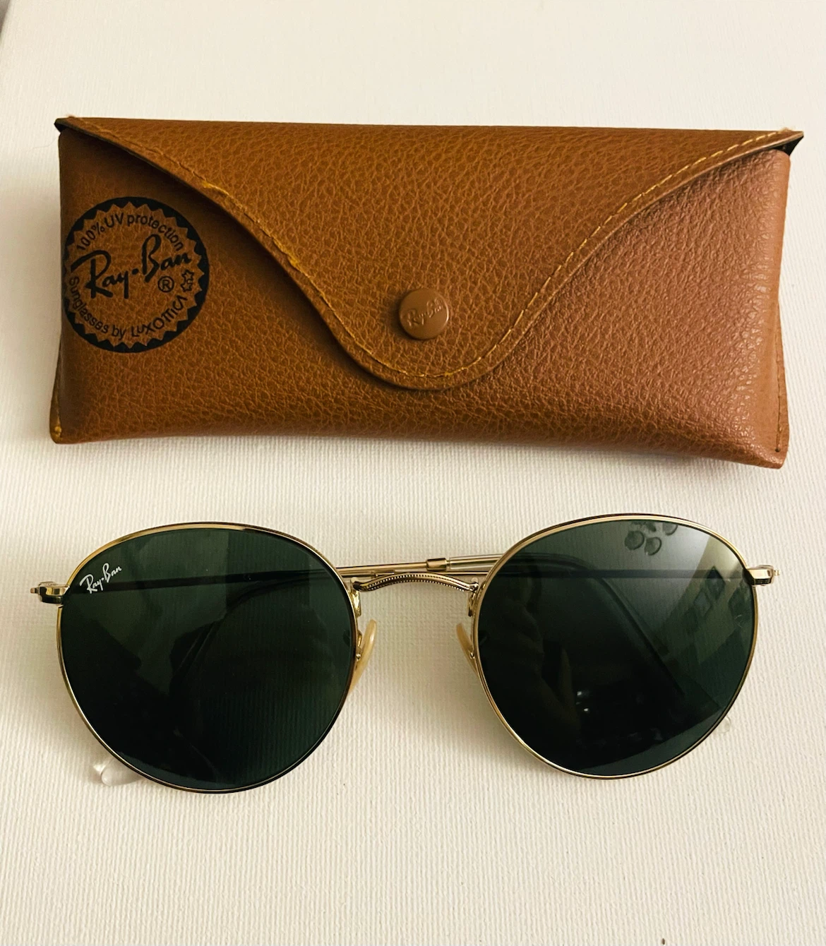 Ray-Ban RB3447 Round Metal Sunglasses