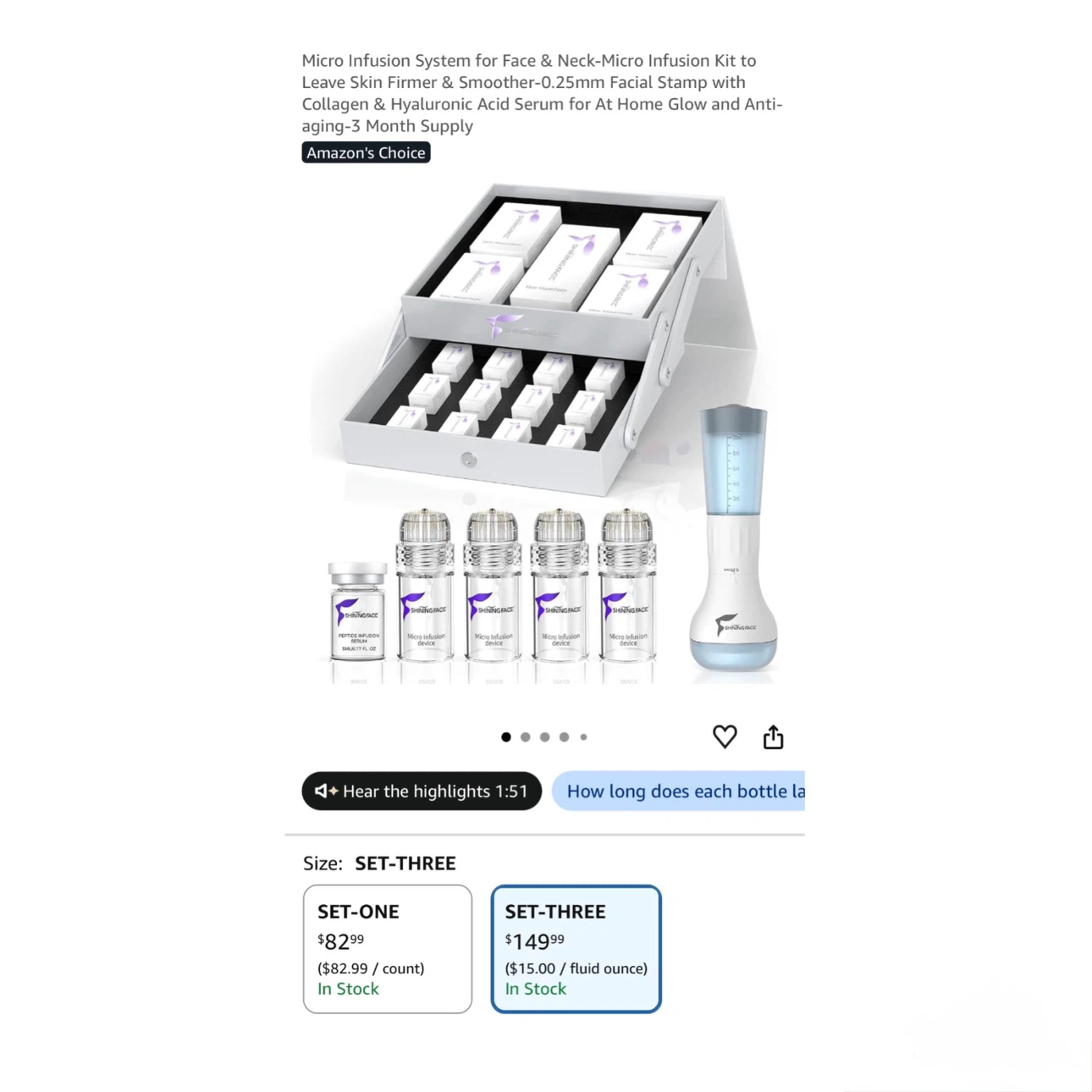 Brand new Micro Infusion System for Face & Neck