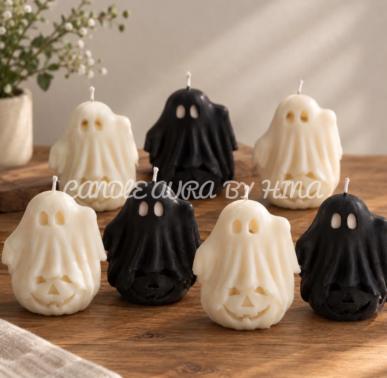 Handmade Hello Pumpkin Scented Candles - photo 4