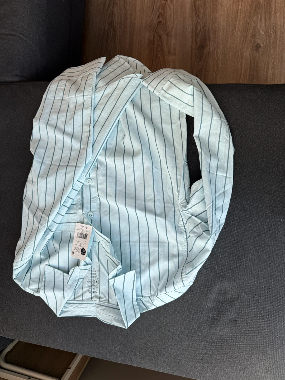 George Striped Button-Down Shirt - photo 3