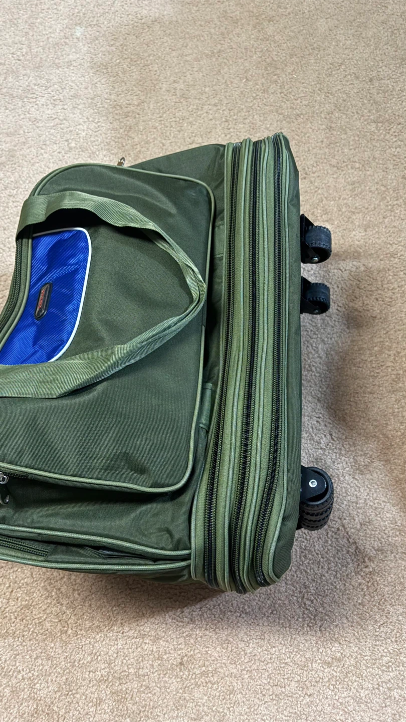 Olive Green Rolling Duffel Bag - photo 2