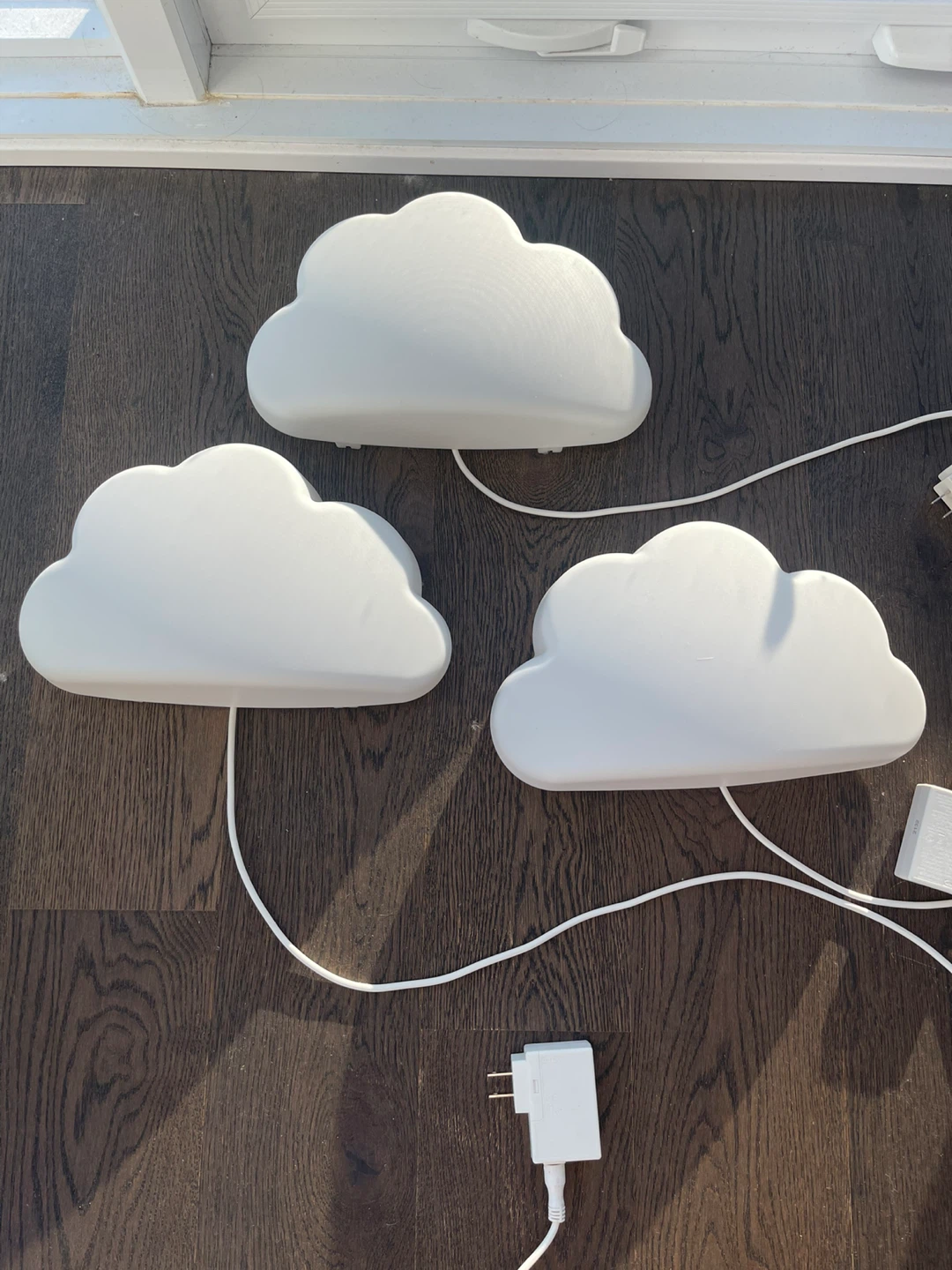 Set of 3 IKEA Cloud Wall Lamps