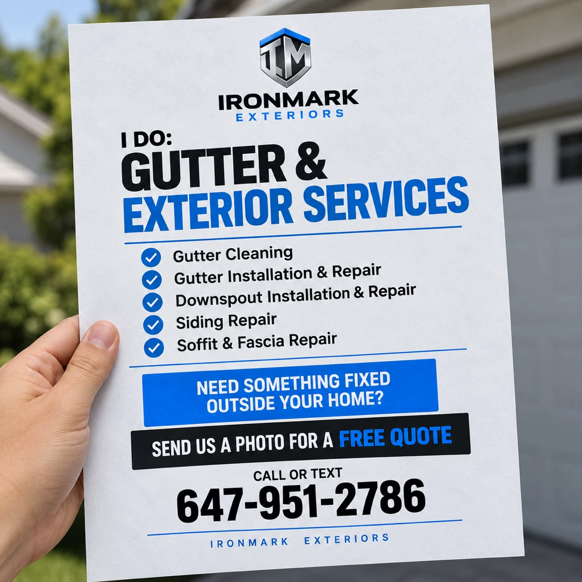 Ironmark Exteriors Gutter and Exterior Services