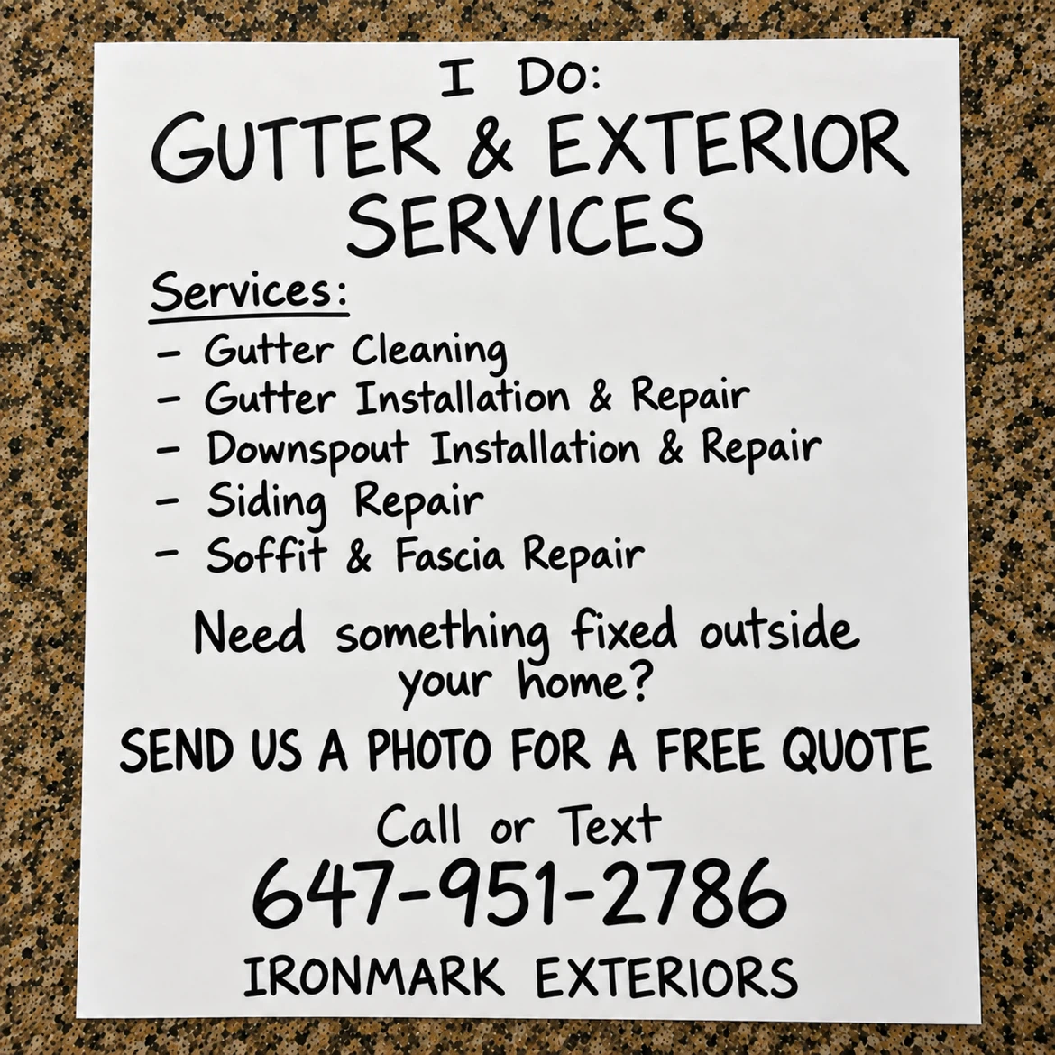 Gutter and Exterior Repair