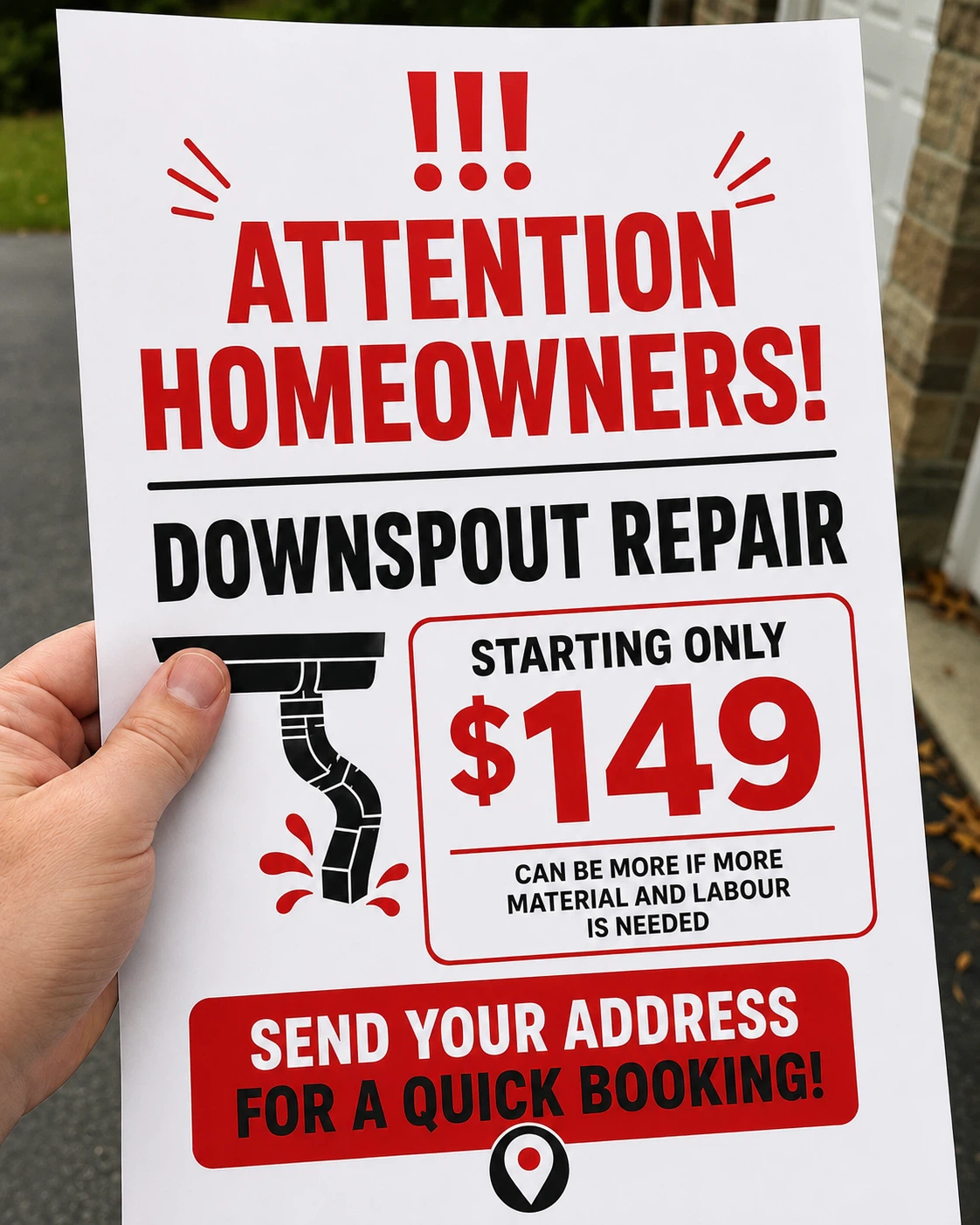 Professional Downspout Repair Service