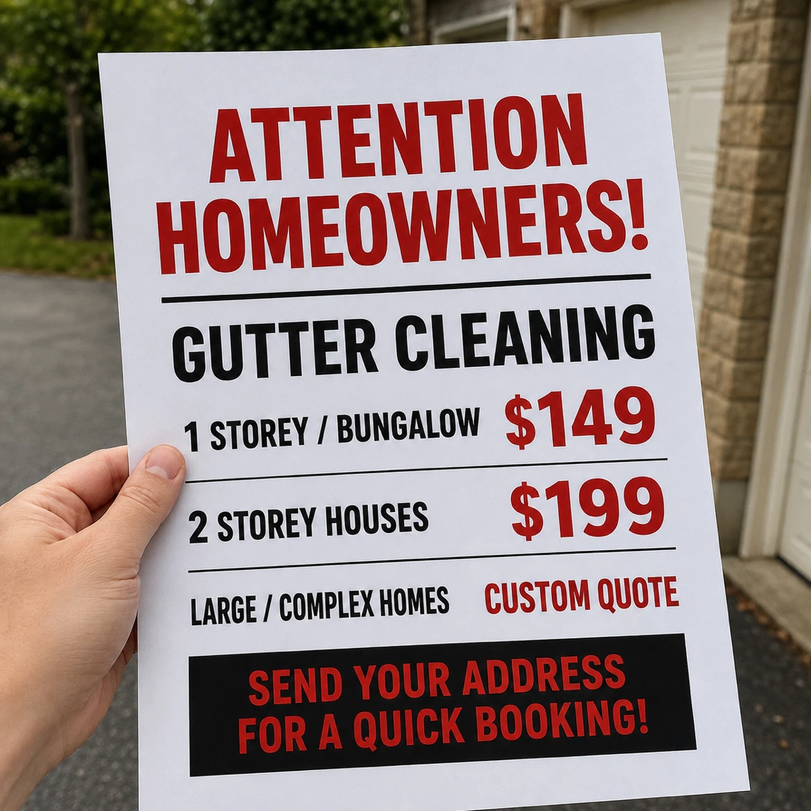Professional Gutter Cleaning Service