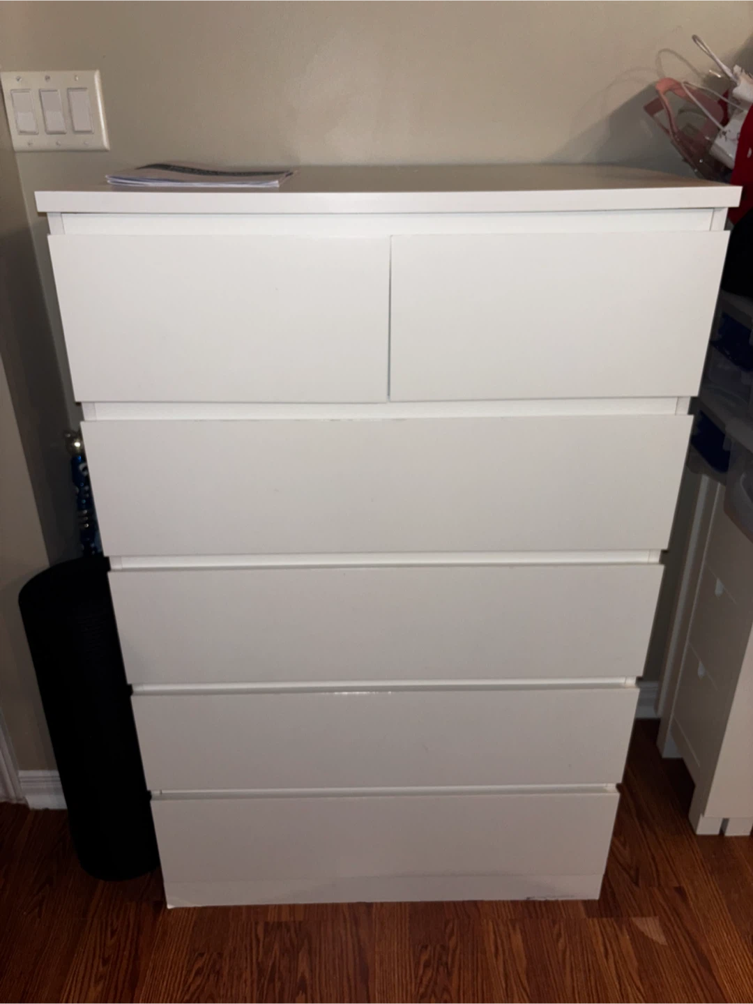 IKEA MALM 6-Drawer Dresser White - photo 4