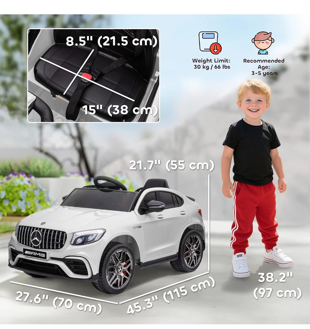 Mercedes-AMG Kids Ride-On Car - photo 2