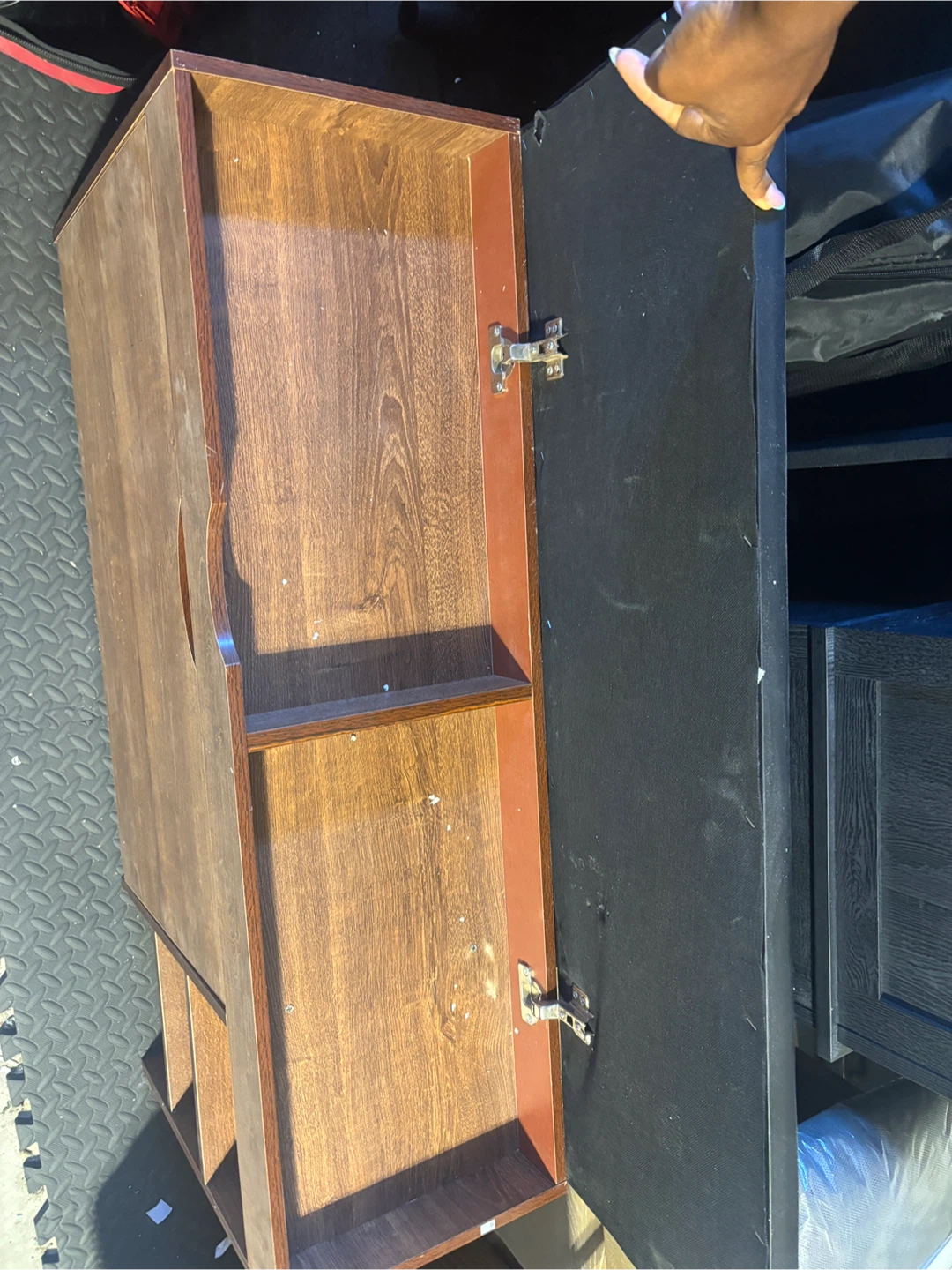 Shoe storage bench with padded seat - photo 4