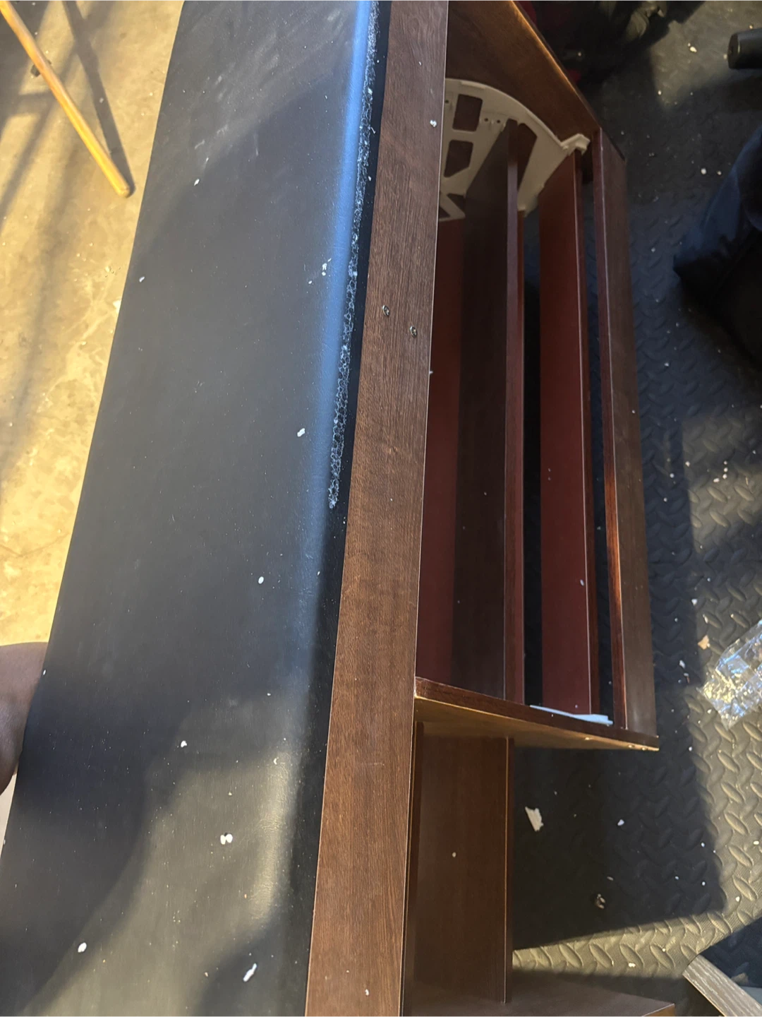 Shoe storage bench with padded seat - photo 5