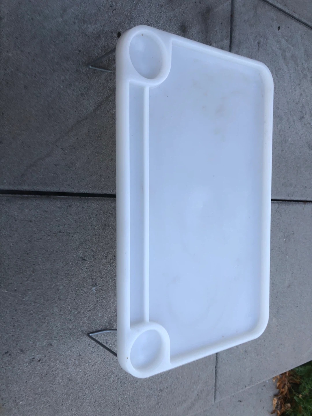 IKEA white bed tray -12x20 inch.