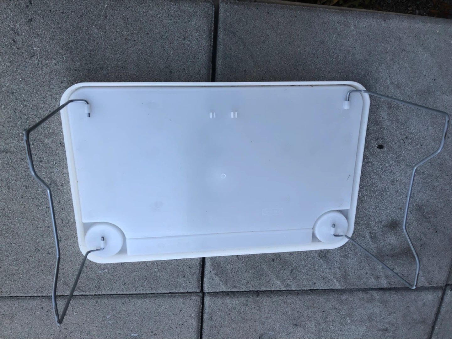 IKEA white bed tray -12x20 inch. - photo 3