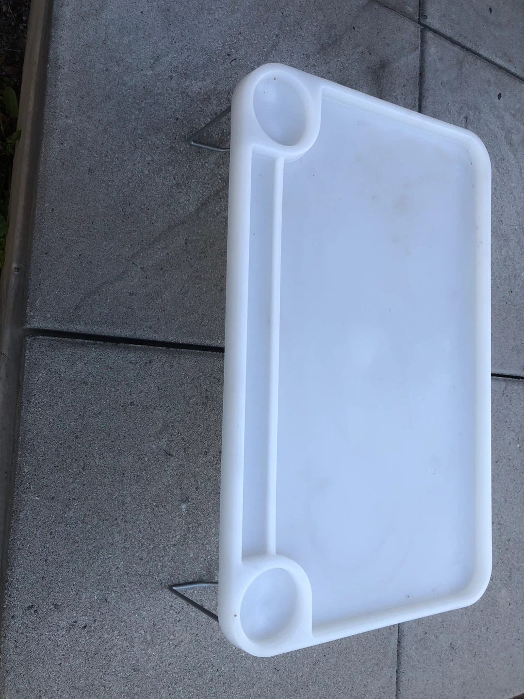 IKEA white bed tray -12x20 inch. - photo 2
