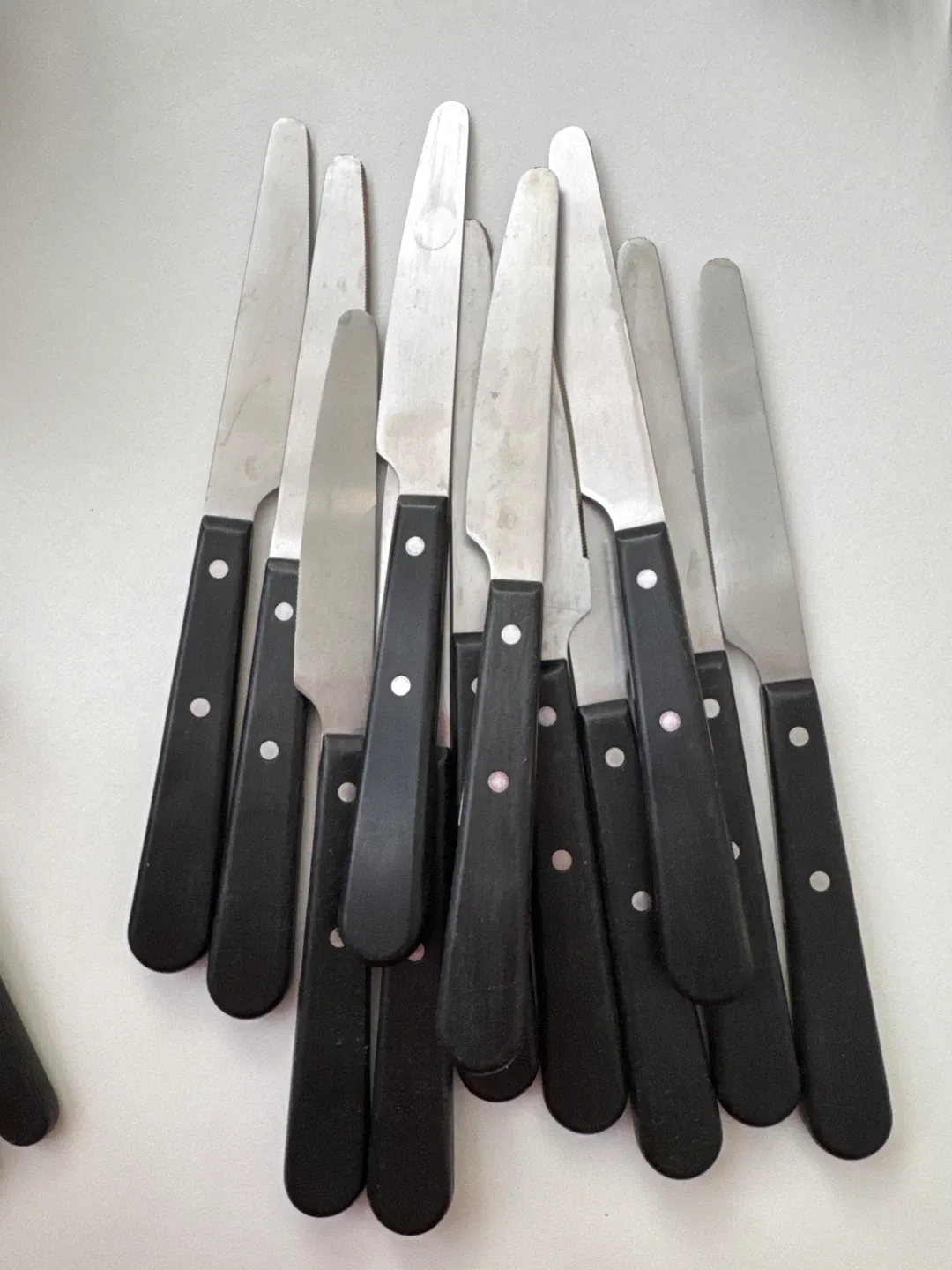 Assorted Stainless Steel Cutlery with Black Handles - photo 3