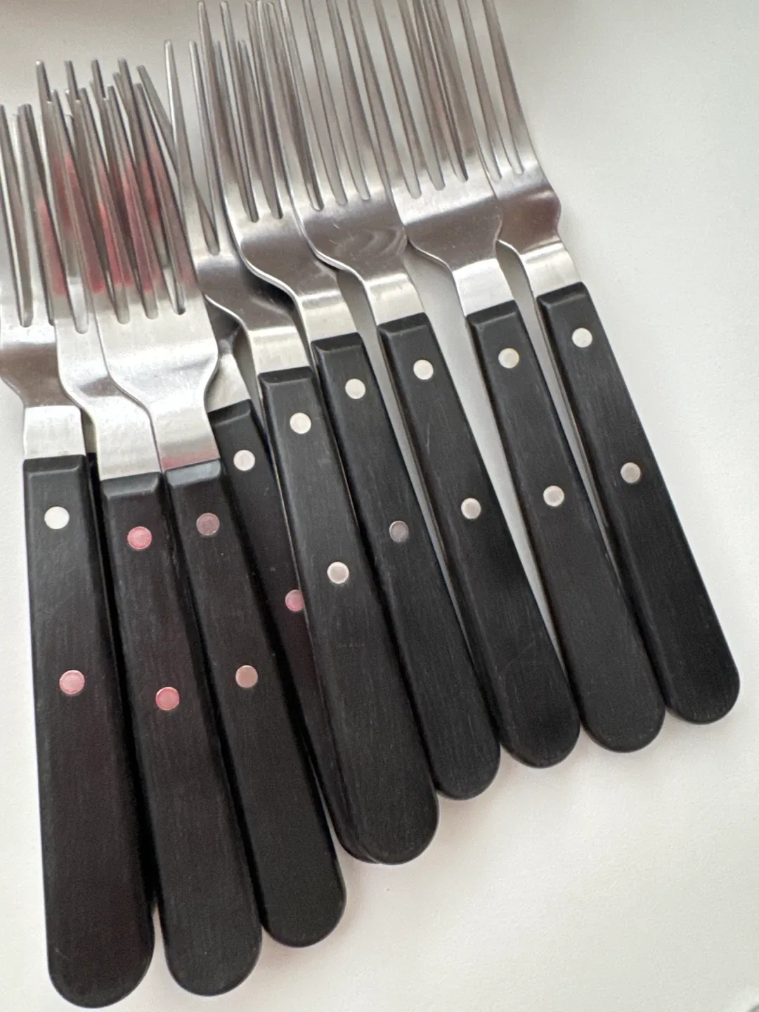 Assorted Stainless Steel Cutlery with Black Handles - photo 5