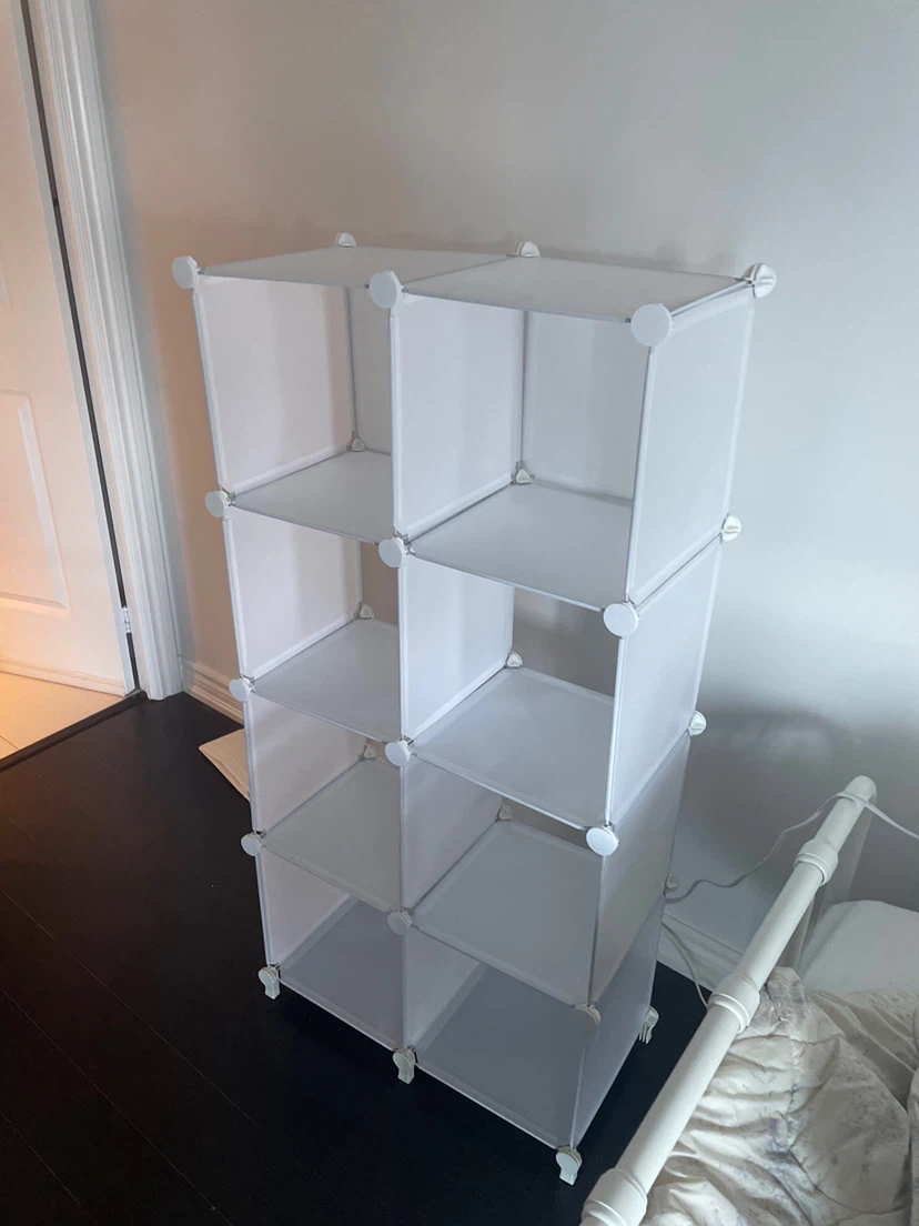 HOMIDEC 6 Cube Storage Organizer, White - photo 3