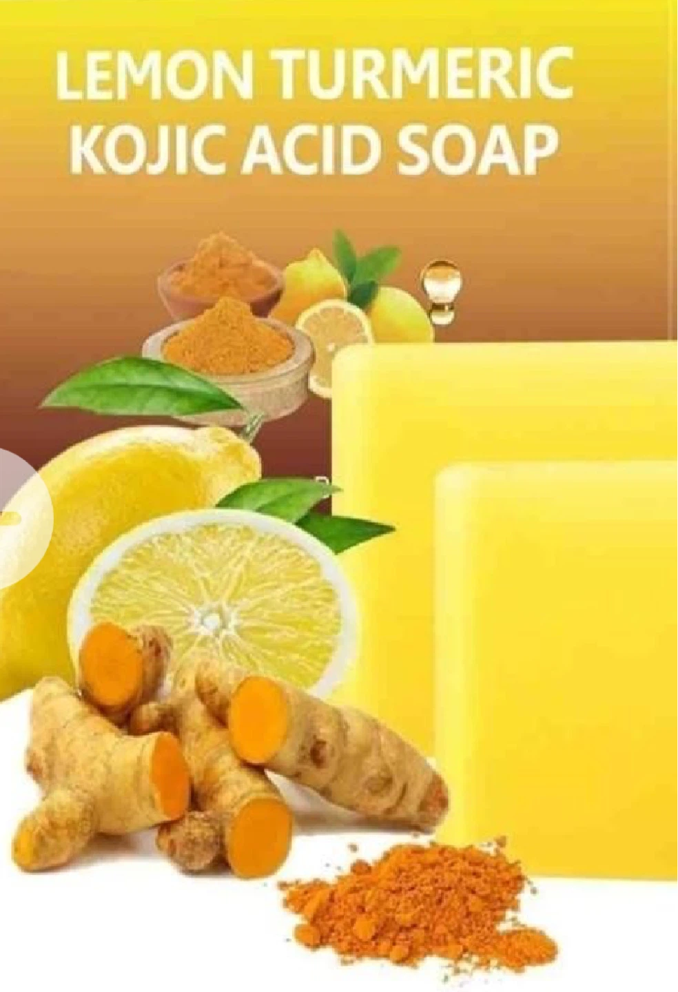 Lemon Turmeric Kojic Acid Soap