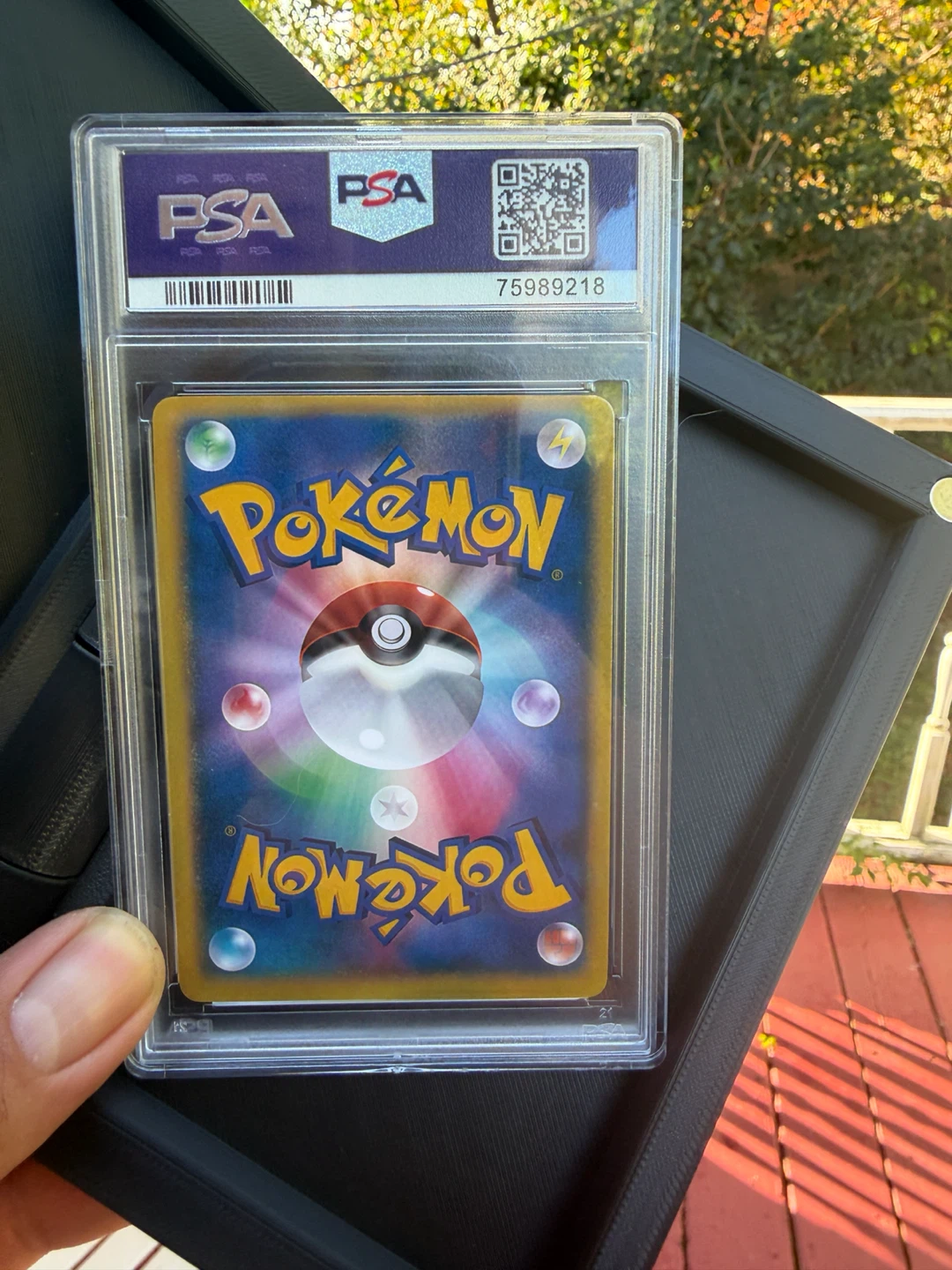 PSA 10 2016 Japanese Pikachu Poncho-Wear Rayquaza Card - photo 5