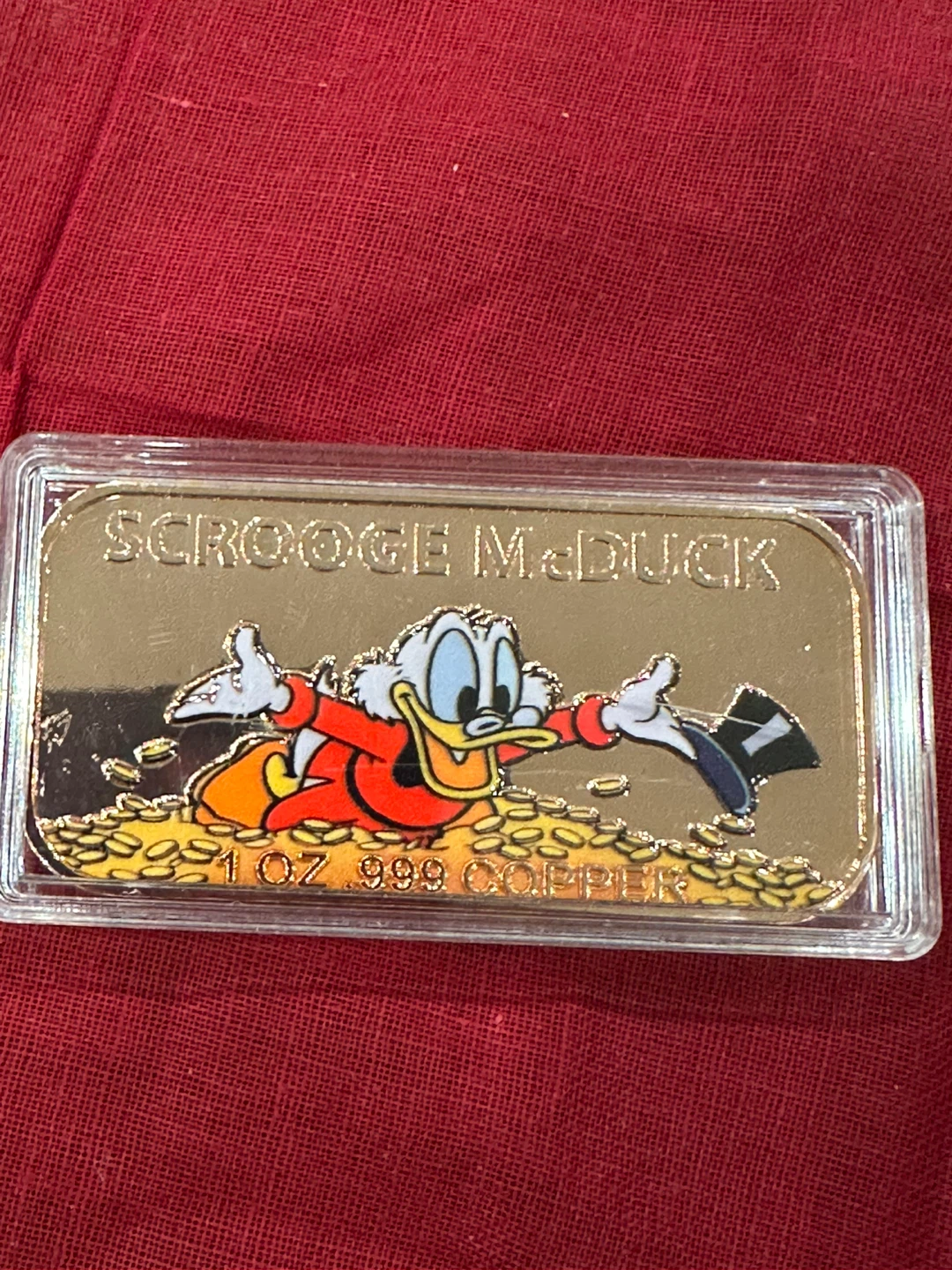 Scrooge McDuck 1 oz Copper Bar