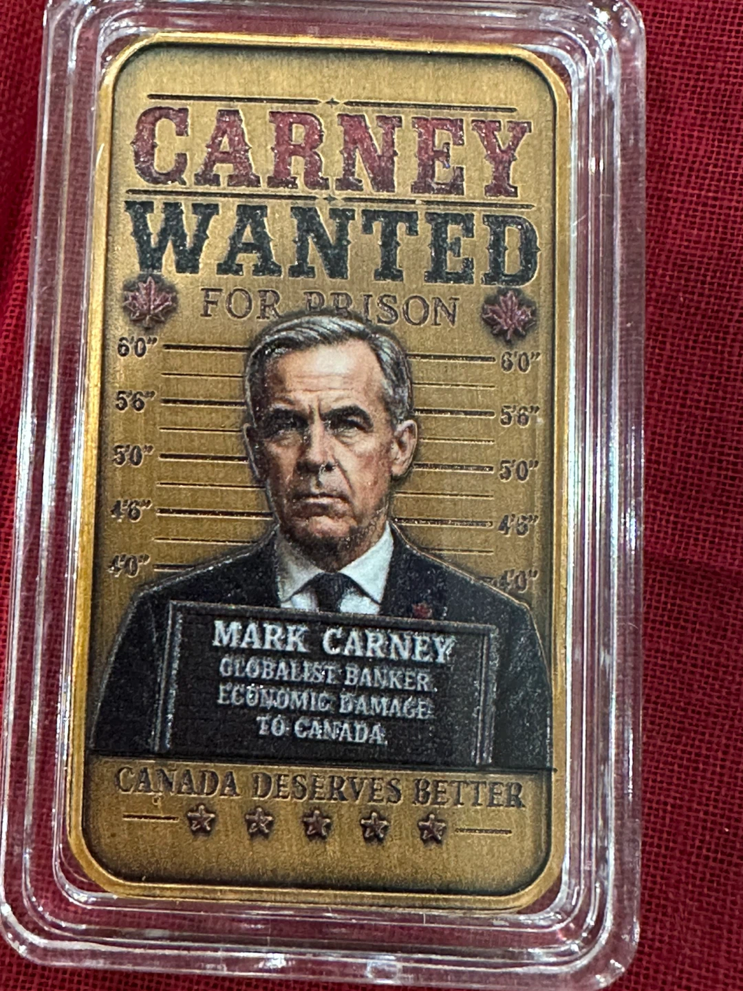 Mark Carney Themed Collectible Token