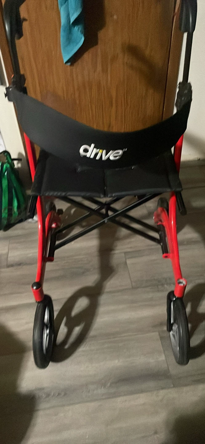 Drive Medical Red Rollator Walker - photo 2