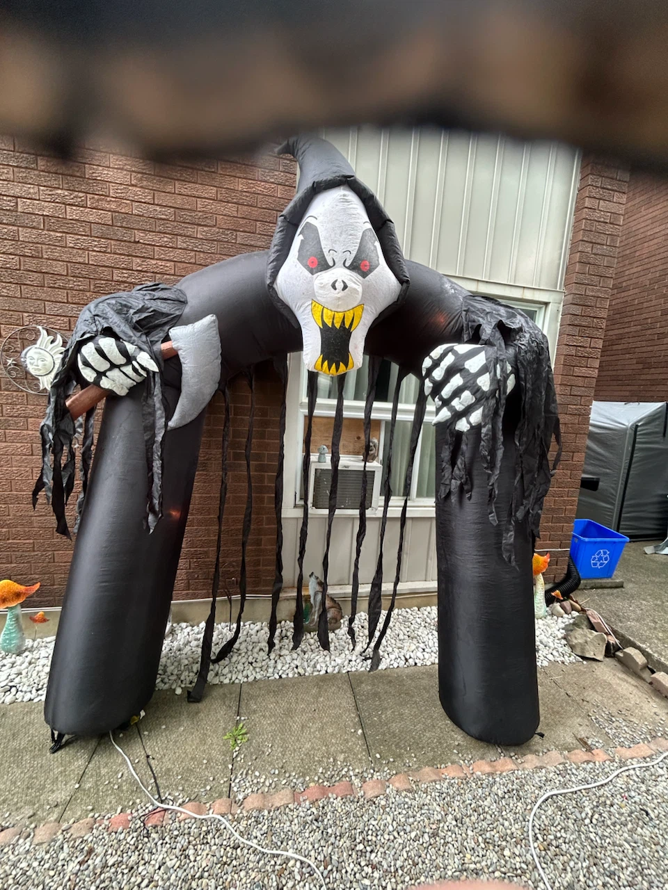 Inflatable Grim Reaper Halloween Archway