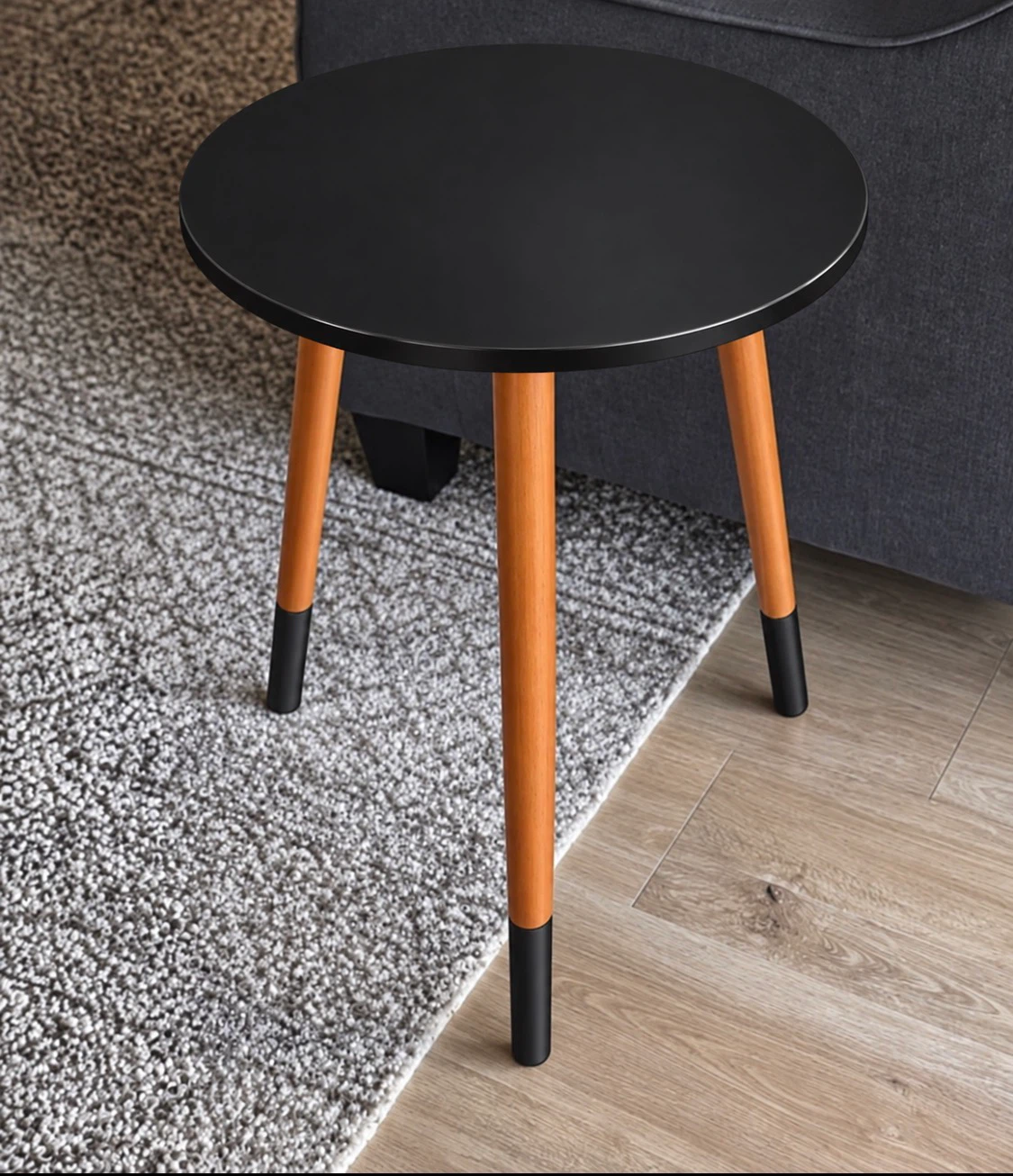 New Black 3 Piece Coffee and Side End Table Set - photo 2