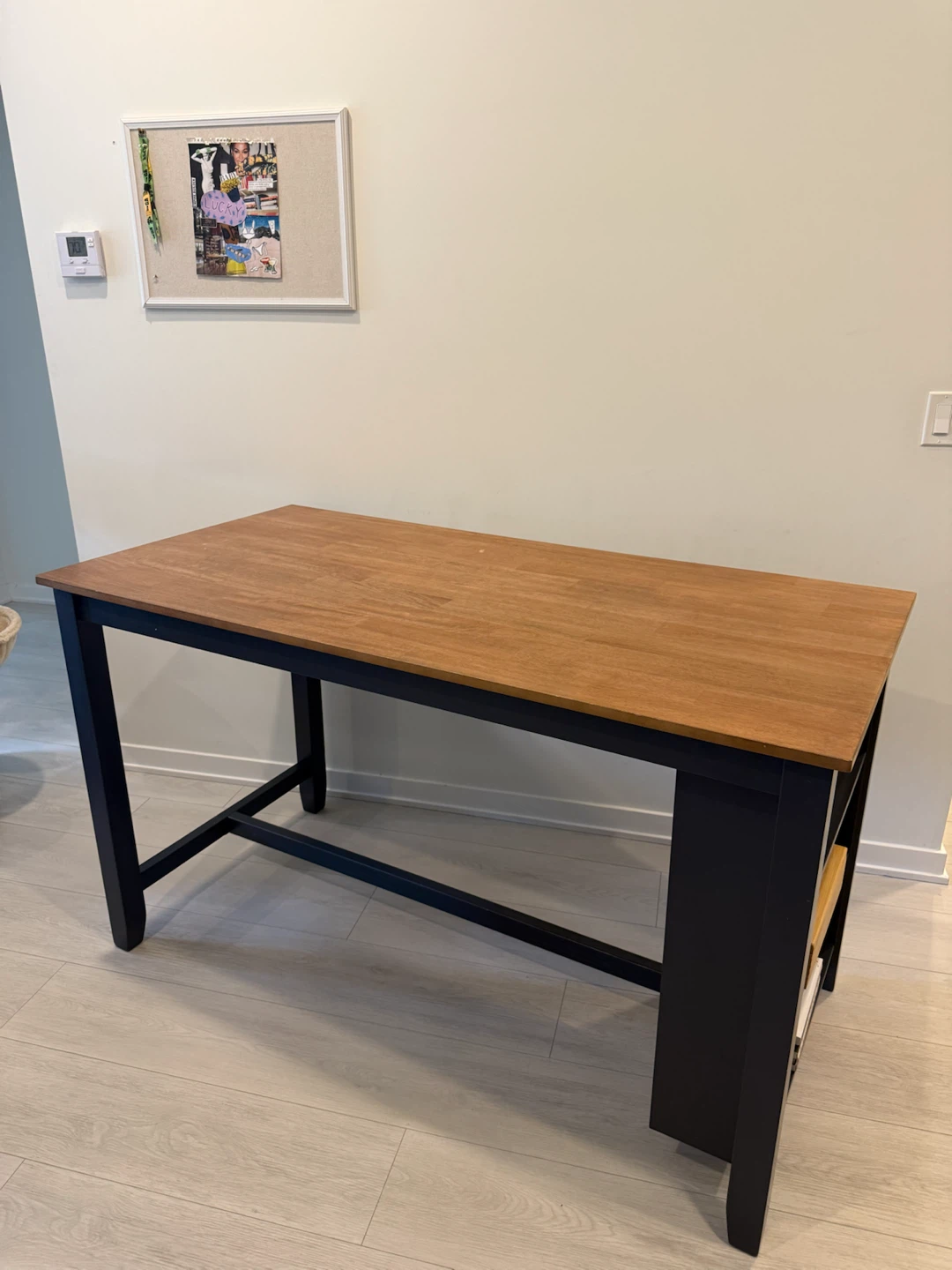 Dining Table & Swivel Stools Set - photo 2