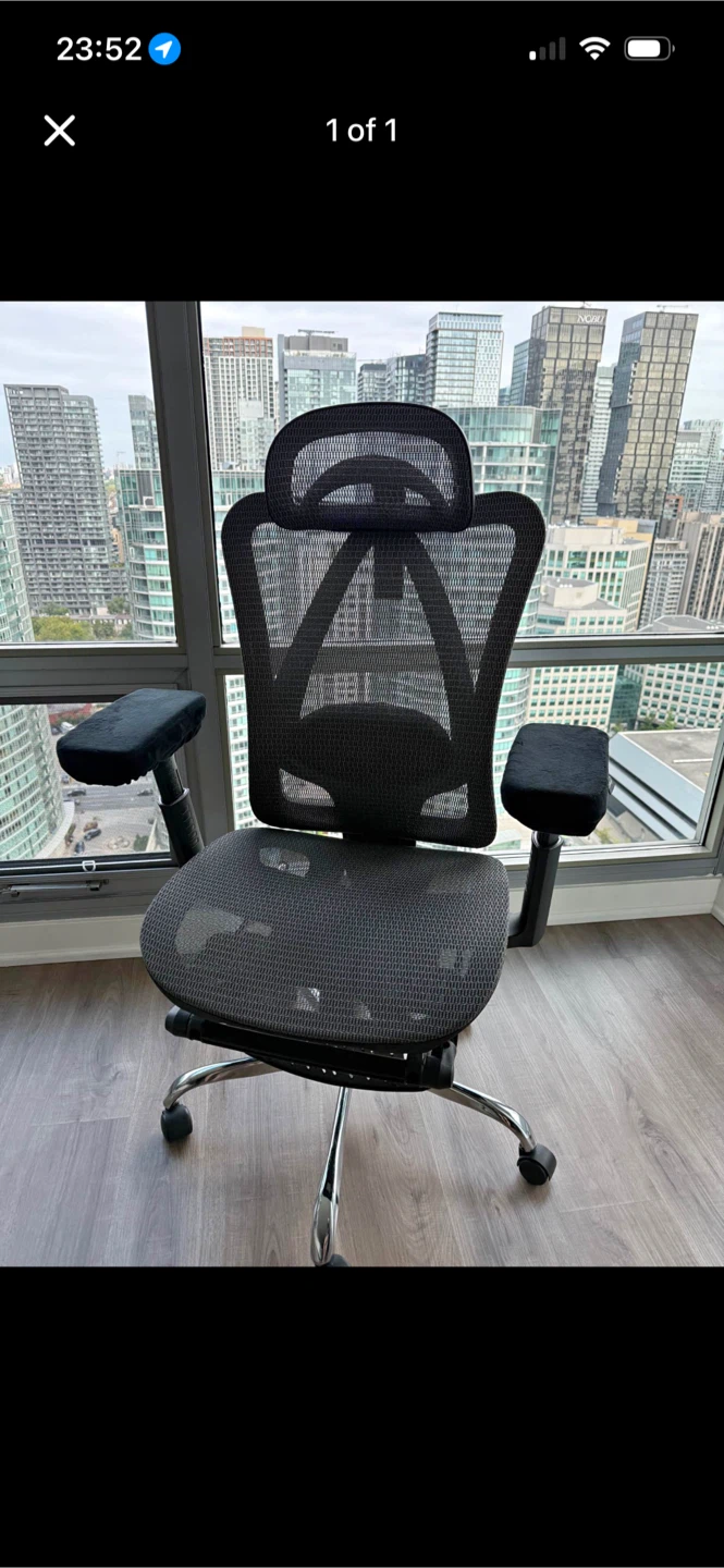 SIHOO M57 Ergonomic Mesh Office Chair with Footrest