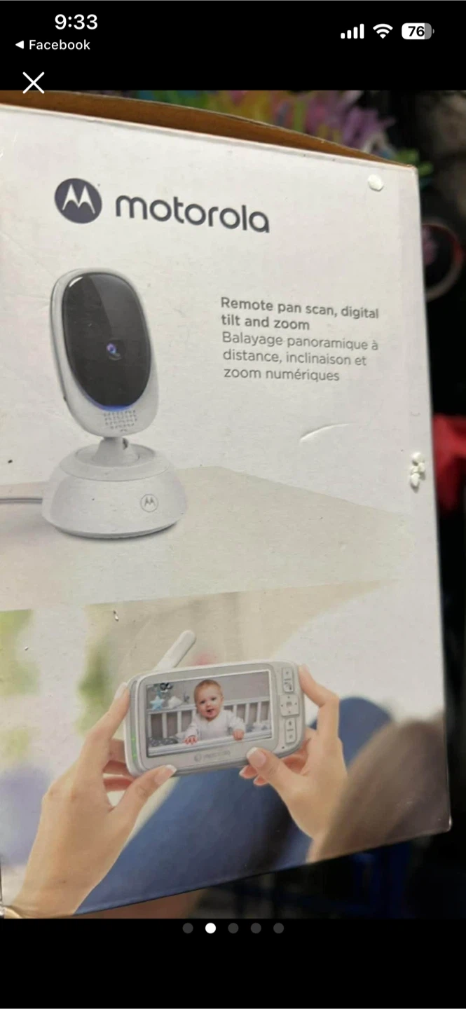 Motorola VM75 5.0 inch Video Baby Monitor - photo 2
