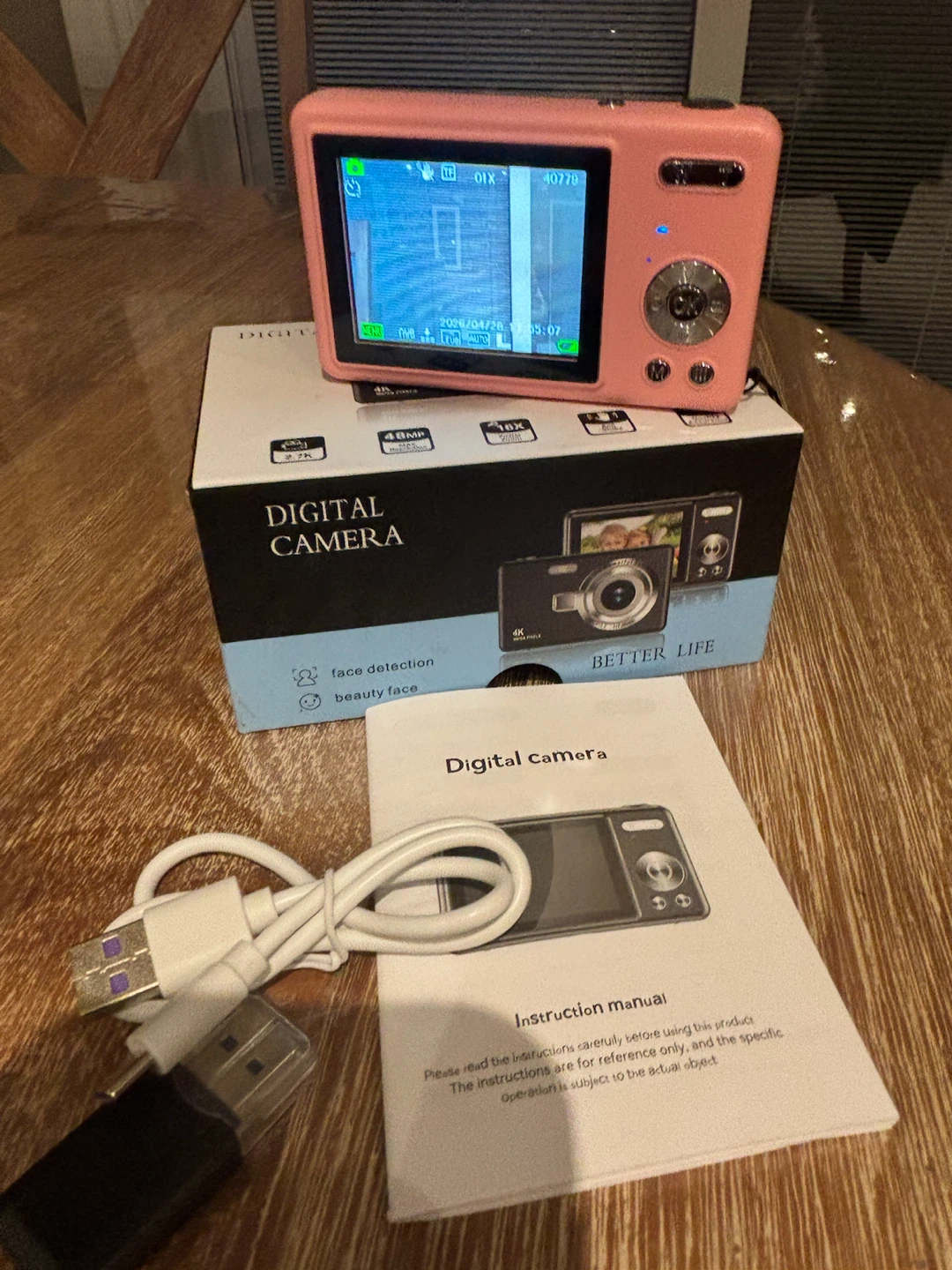 New Pink 4K Digital Camera - photo 2