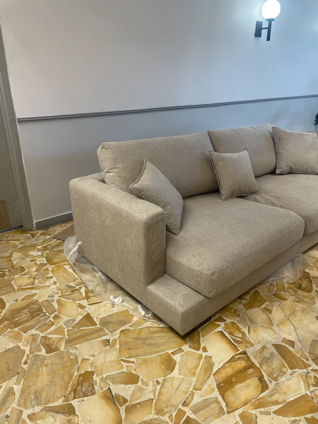 Upholstered Sleeper Sofa (three seater / deep seat) - photo 4