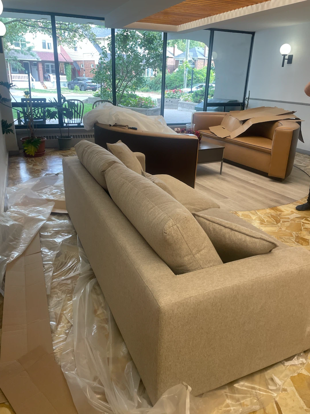 Upholstered Sleeper Sofa (three seater / deep seat) - photo 5