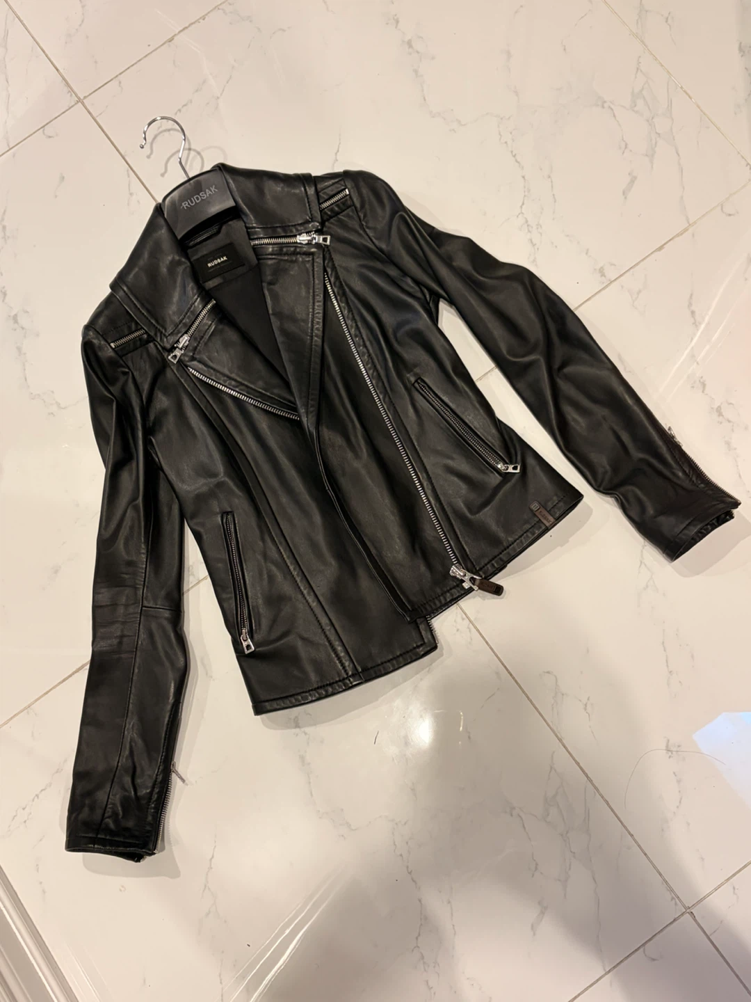 LIKE NEW Rudsak genuine leather jacket, black, XS Women’s
