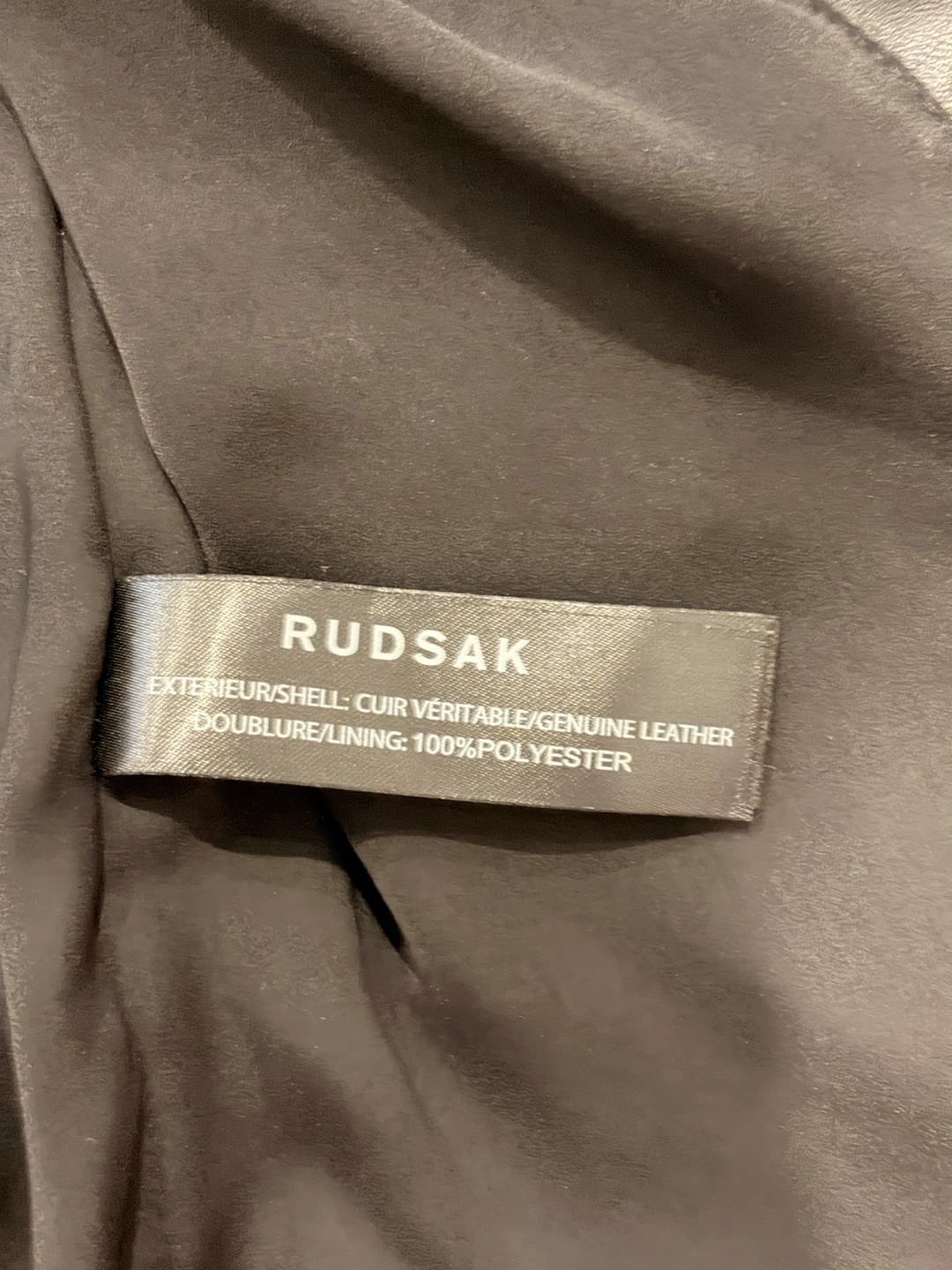 LIKE NEW Rudsak genuine leather jacket, black, XS Women’s - photo 3