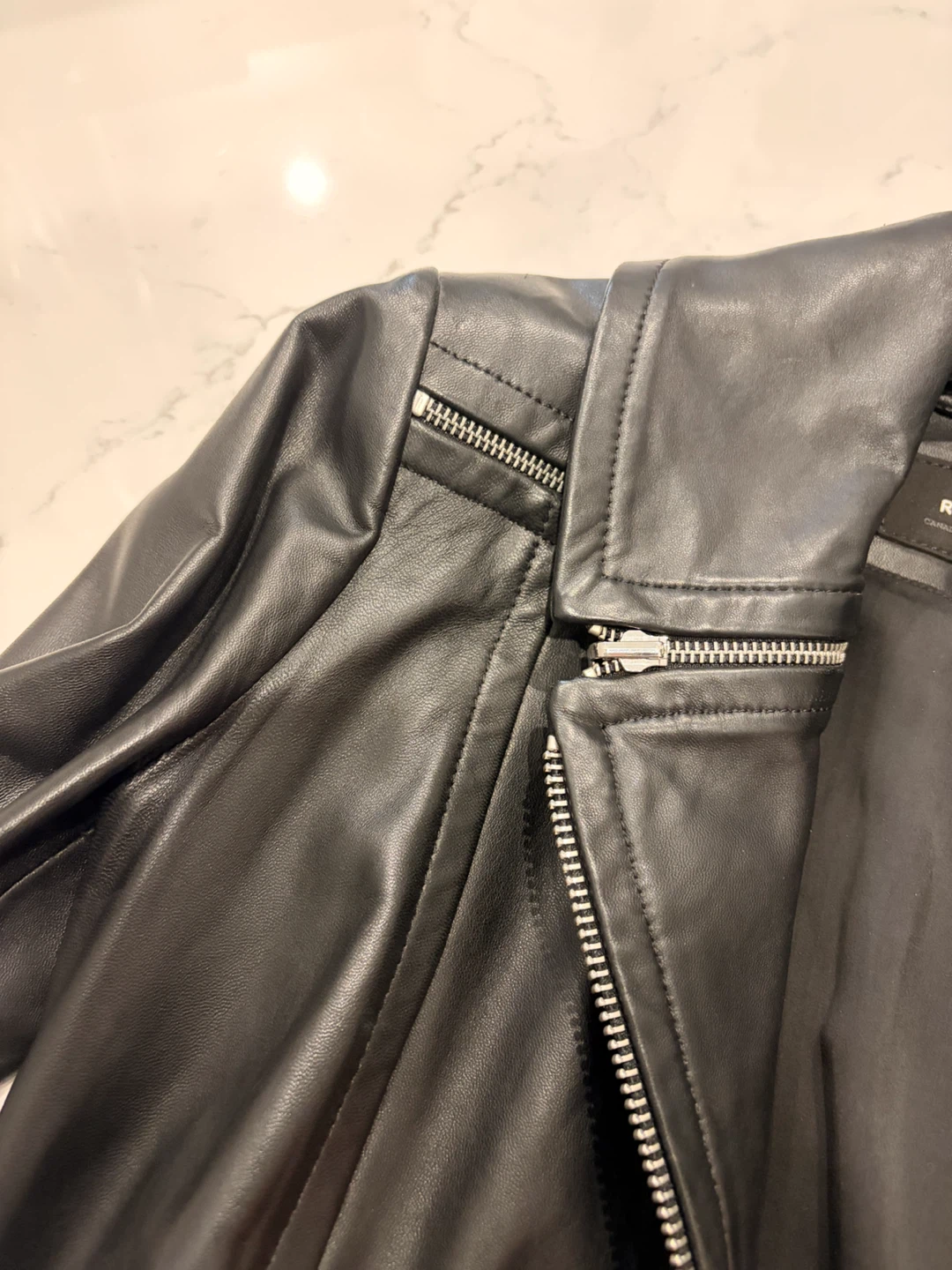 LIKE NEW Rudsak genuine leather jacket, black, XS Women’s - photo 5