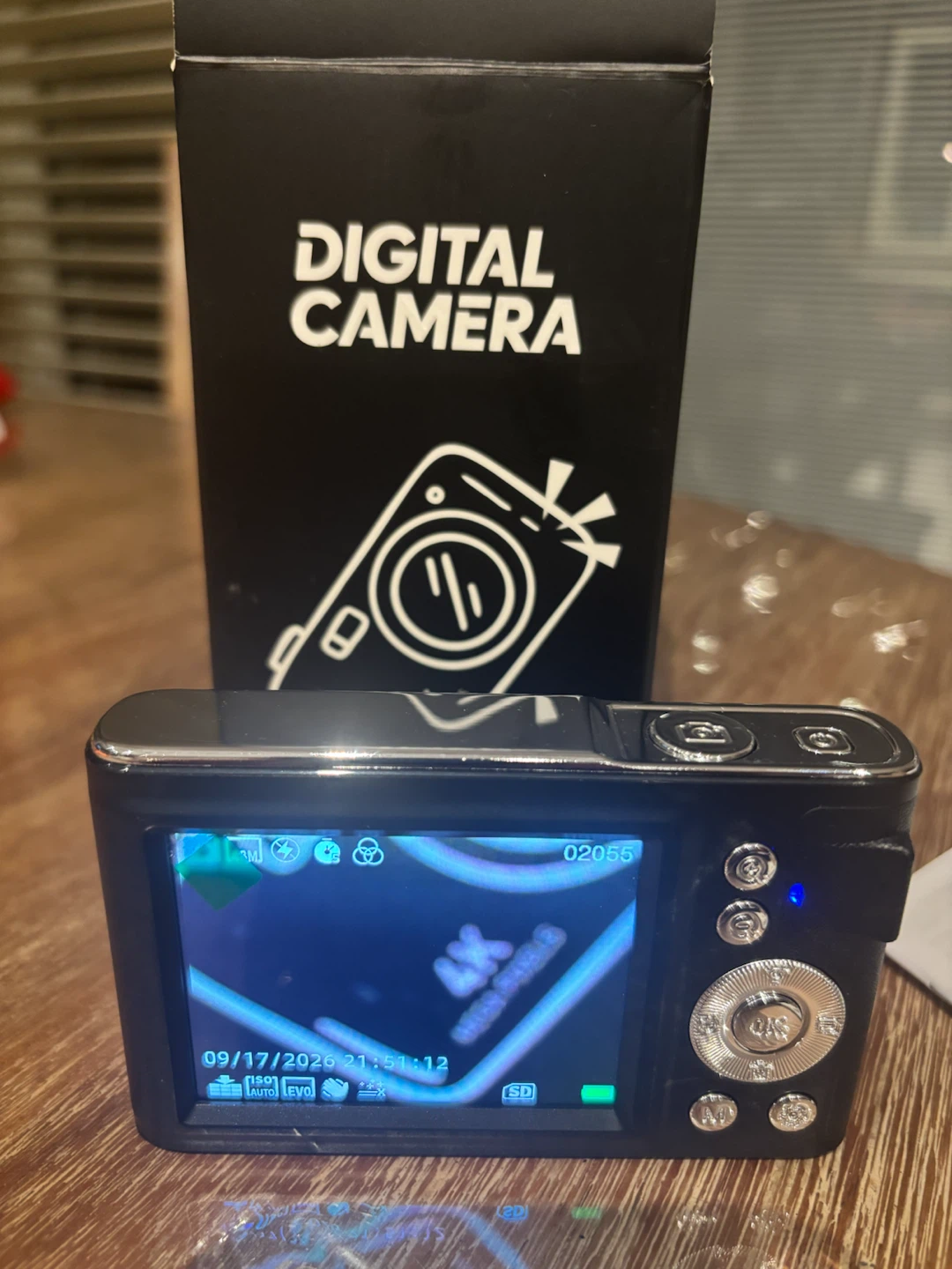 New! 4K Digital Camera with 16X Zoom